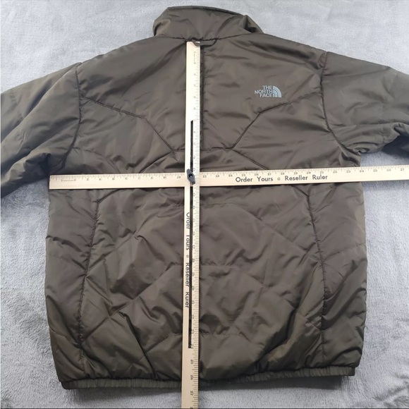 Vintage North Face Quilted Brown Jacket Men’s Size Large - Picture 6 of 10